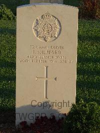 Salonika (Lembet Road) Military Cemetery - Sheppard, John